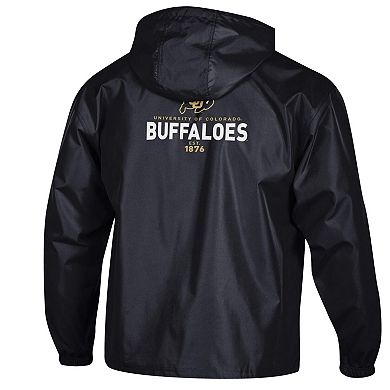 Men's Champion Black Colorado Buffaloes Delay Packable Half-Zip Jacket