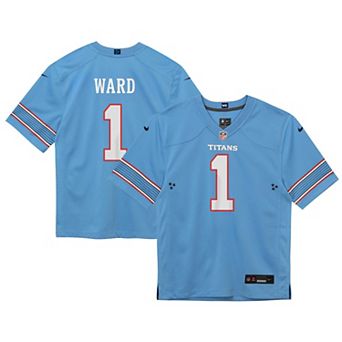 Toddler Nike Cameron Ward Light Blue Tennessee Titans Team Game Jersey