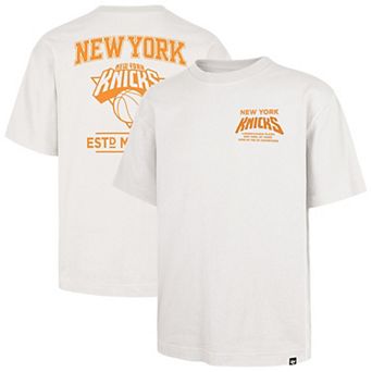 Men's '47 Cream New York Knicks Foundation T-Shirt