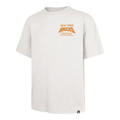 Men's '47 Cream New York Knicks Foundation T-Shirt