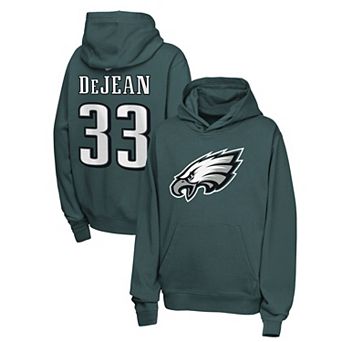 Youth Nike Cooper DeJean Midnight Green Philadelphia Eagles Name & Number Club Fleece Hoodie
