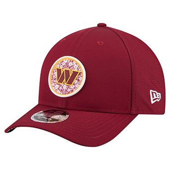 Men's New Era Burgundy Washington Commanders Floral 9FORTY M-Crown Trucker Adjustable Hat