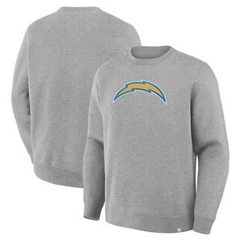 Men's Fanatics Heather Gray Los Angeles Chargers Legacy Sweatshirt