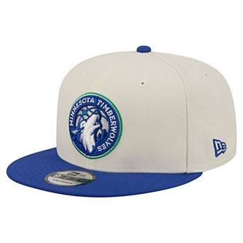Men's New Era White/Blue Minnesota Timberwolves 9FIFTY Snapback Hat