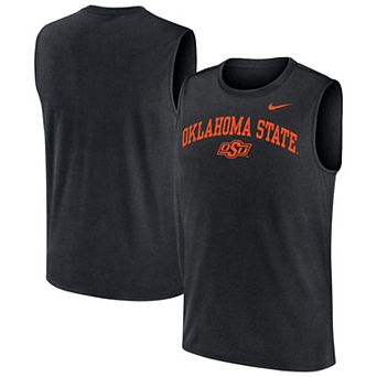 Men's Nike Black Oklahoma State Cowboys Legend Dri-FIT Tank Top