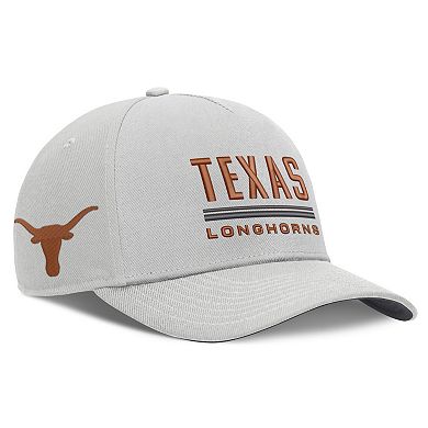 Men's Nike Gray Texas Longhorns 2026 Sideline Dri-FIT Rise Adjustable Hat