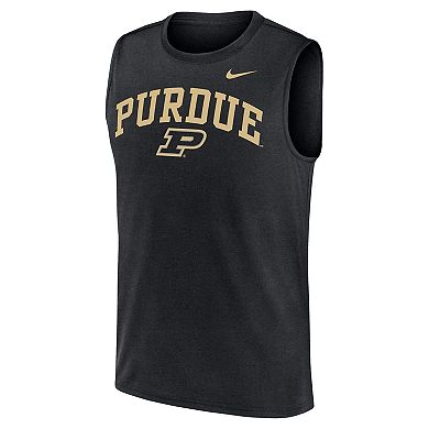 Men's Nike Black Purdue Boilermakers Legend Dri-FIT Tank Top