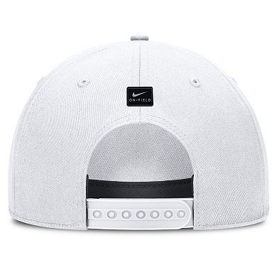 Men's Nike White Alabama Crimson Tide 2026 Sideline Dri-FIT Rise Adjustable Hat