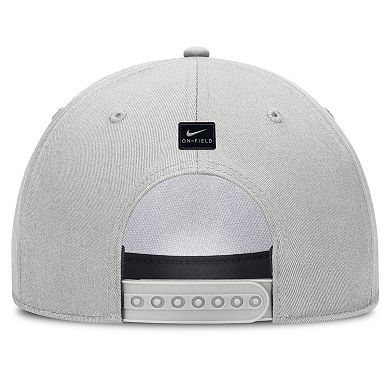 Men's Nike Gray Kentucky Wildcats 2026 Sideline Dri-FIT Rise Adjustable Hat