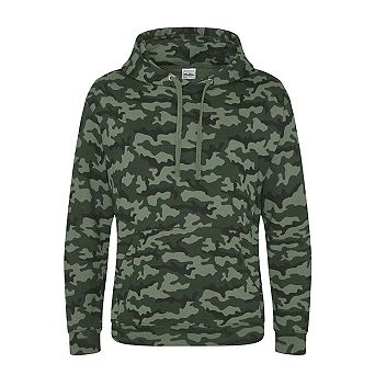Awdis Mens Camouflage Hoodie