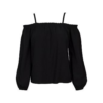 Urban Classics Womens/Ladies Cold Shoulder Long-Sleeved Top