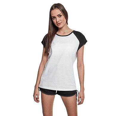 Urban Classics Womens/Ladies Contrast Raglan T-Shirt