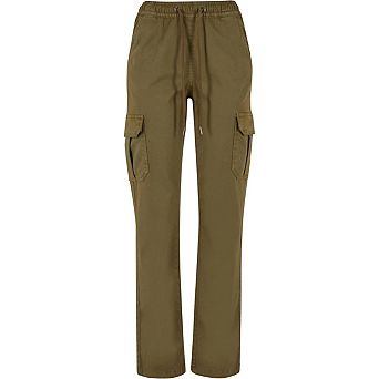 Urban Classics Womens/Ladies Twill High Waist Cargo Trousers