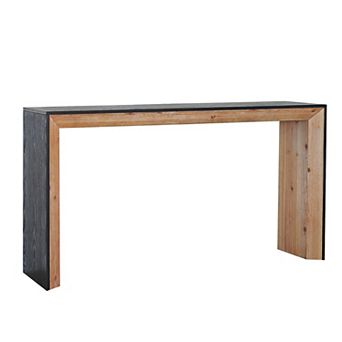 Pnronnc 59" Modern Wooden Console Table Minimalist Design Entryway Table