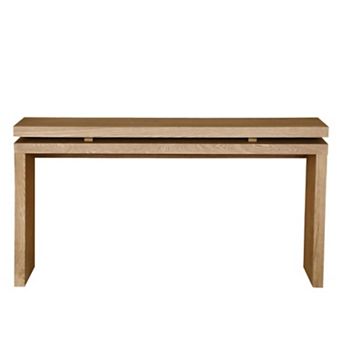 Pnronnc 60 Inch Hallway Console Table Double Board Suspension Entryway Table