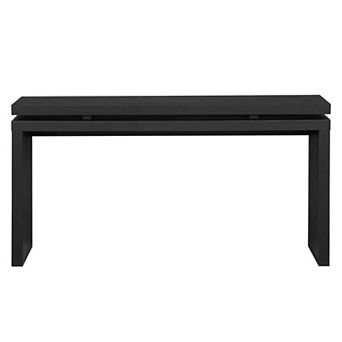 Pnronnc 60 Inch Hallway Console Table Double Board Suspension Entryway Table
