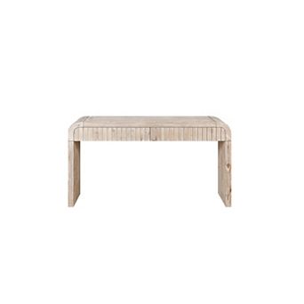 Pnronnc 59 Inch Console Table Entryway Table with Hidden Handle Drawers