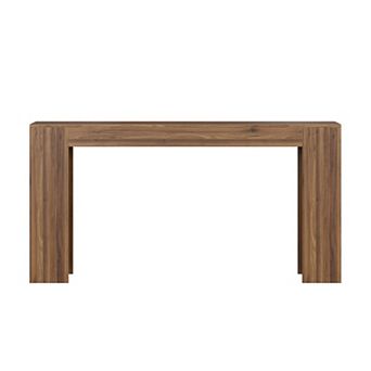 Pnronnc 62.99 Inch Wood Console Table Extra Long Narrow Entryway Table
