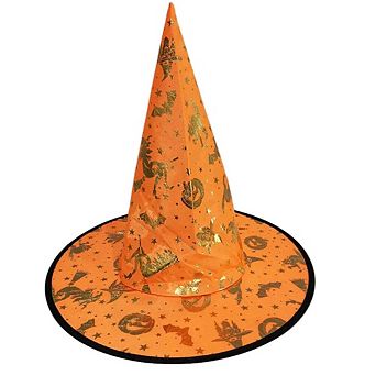 MyKids-USA Halloween Bronzed Witch Hats