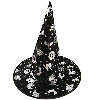 MyKids-USA Halloween Bronzed Witch Hats