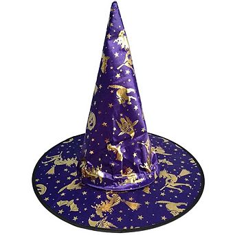 MyKids-USA Halloween Bronzed Witch Hats