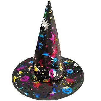 MyKids-USA Halloween Bronzed Witch Hats