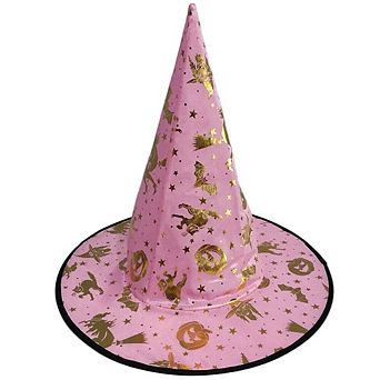 MyKids-USA Halloween Bronzed Witch Hats