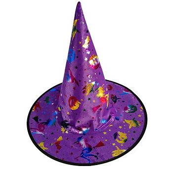 MyKids-USA Halloween Bronzed Witch Hats