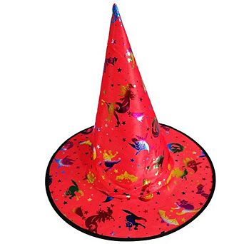 MyKids-USA Halloween Bronzed Witch Hats