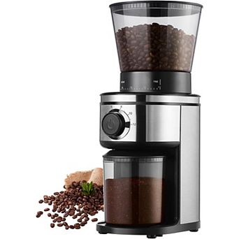 Coffee Grinder, Electric Conical Coffee Bean Grinder With Adjustable Grind Settings