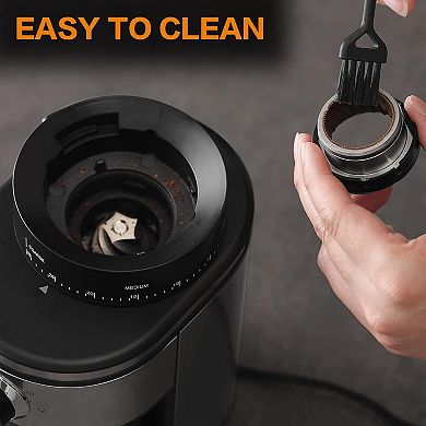 Coffee Grinder, Electric Conical Coffee Bean Grinder With Adjustable Grind Settings