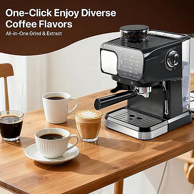 Home and office latte coffee machines