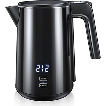 Electric Water Kettle with Digital Display, Temp Control, Auto Shut Off for Home Office