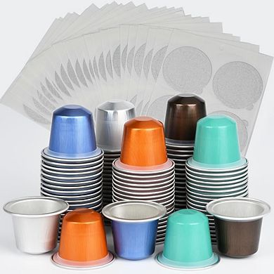 Disposable refillable empty capsule coffee box set
