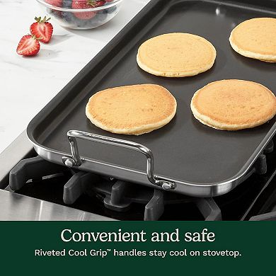 Griddle Skillet, Nonstick Double Burner