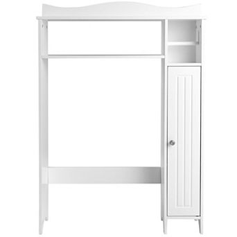 Costway Over the Toilet Storage Cabinet with Toilet Paper Holder Adjustable Shelves
