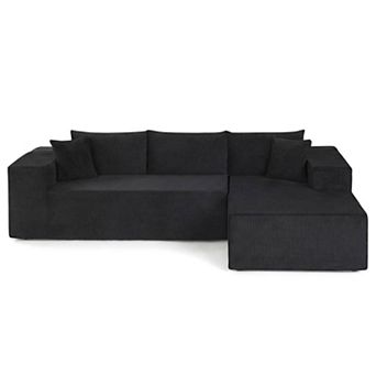 Costway 110.5” Modular Sectional Sofa with Deep Seats & Comfy Backrests, Comfy Armrests