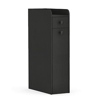 Costway Small Bathroom Storage Cabinet 4 tier Narrow Toilet Side Storage Cabinet