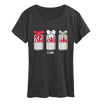 Women's Diet Coke Christmas Bows Graphic Tee