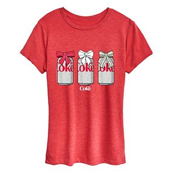 Women's Diet Coke Christmas Bows Graphic Tee
