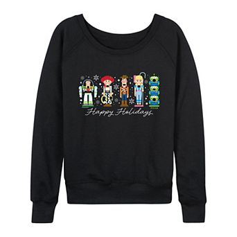 Women's Disney / Pixar'sToy Story Happy Holidays Nutcrackers French Terry Long Sleeve Tee