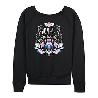Women's Elf Son Of A Nutcracker French Terry Long Sleeve Tee
