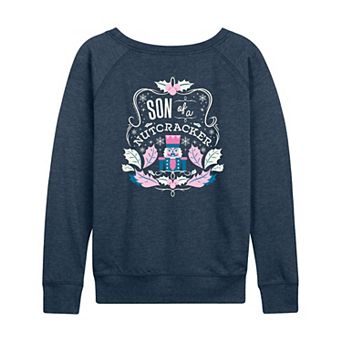 Women's Elf Son Of A Nutcracker French Terry Long Sleeve Tee