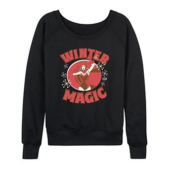 Women's Marvel Scarlet Witch Winter Magic French Terry Long Sleeve Tee