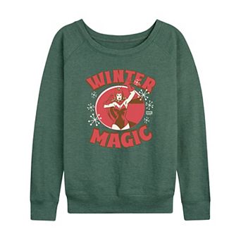 Women's Marvel Scarlet Witch Winter Magic French Terry Long Sleeve Tee