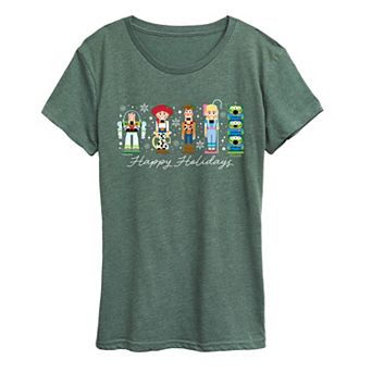 Women's Disney / Pixar's Toy Story Happy Holidays Nutcrackers Graphic Tee