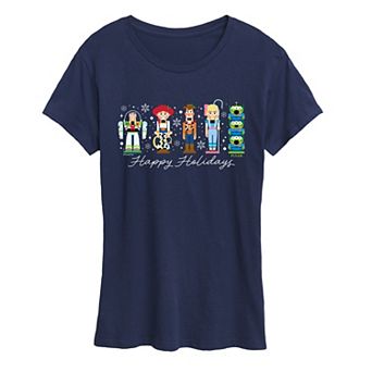 Women's Disney / Pixar's Toy Story Happy Holidays Nutcrackers Graphic Tee