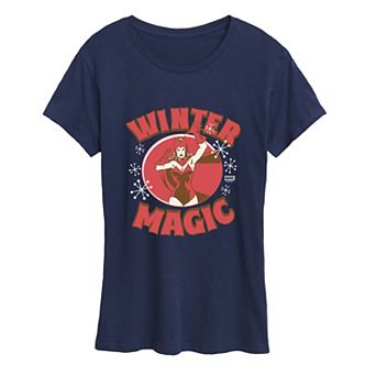 Women's Marvel Scarlet Witch Winter Magic Graphic Tee
