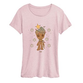 Women's Marvel Guardians Of The Galaxy Groot Graphic Tee