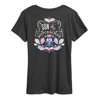 Women's Elf Son Of A Nutcracker Graphic Tee